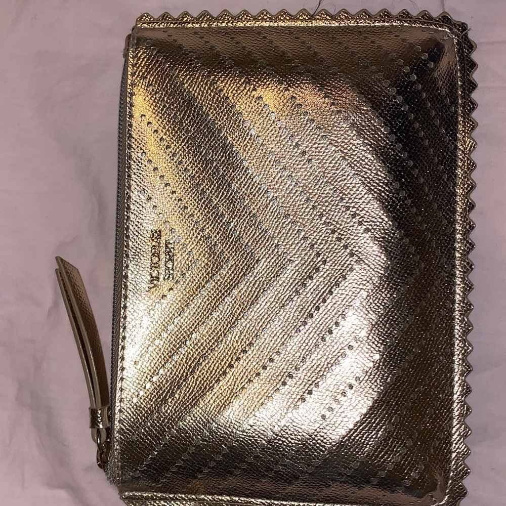Victoria secret gold wallet brand new